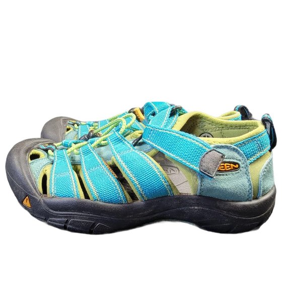 Keen Newport H2 Waterproof Hiking Sandals Blue/ Green Youth Size 3 - 1006545 - Picture 3 of 9